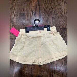 NEW Vince Camuto Girls 2-pack Short Size 6 Yellow/Blue